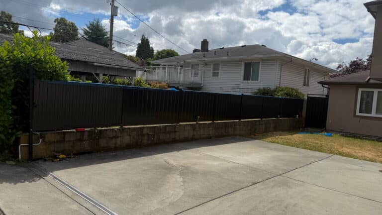 metal fencing in Burnaby