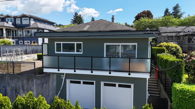 balcony railing in Burnaby